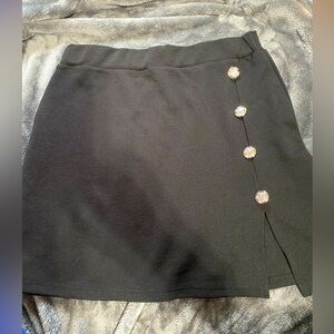 High waist mini skirt size large nwot